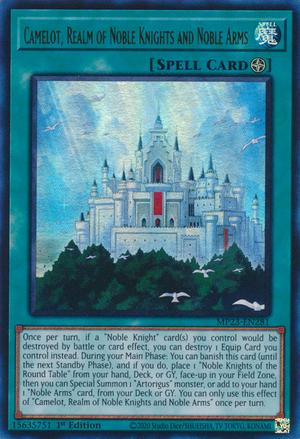 Camelot, Realm of Noble Knights and Noble Arms MP23-EN281 YuGiOh 25th Anniversary Tin: Dueling Heroes Mega Pack