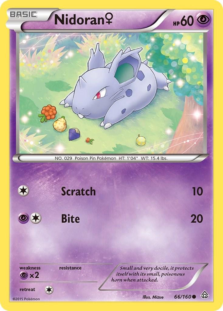 Nidoran #66 Pokemon Primal Clash