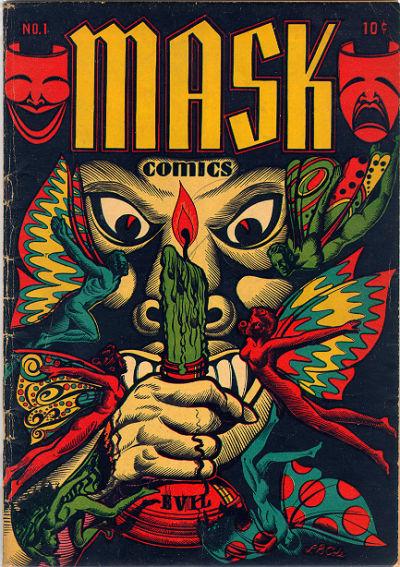 Mask Comics #1 (1945) Comic Books Mask Comics