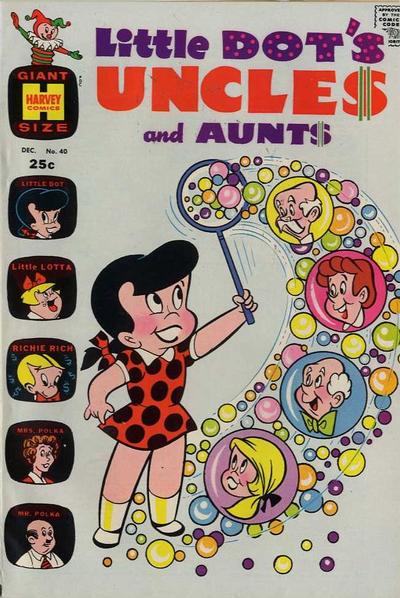 Little Dot's Uncles and Aunts #40 (1971) Comic Books Little Dot's Uncles and Aunts