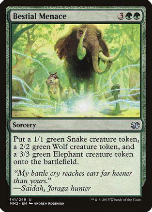 Bestial Menace Magic Modern Masters 2015