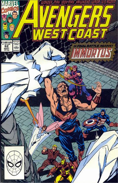 West Coast Avengers #62 (1990) Comic Books West Coast Avengers