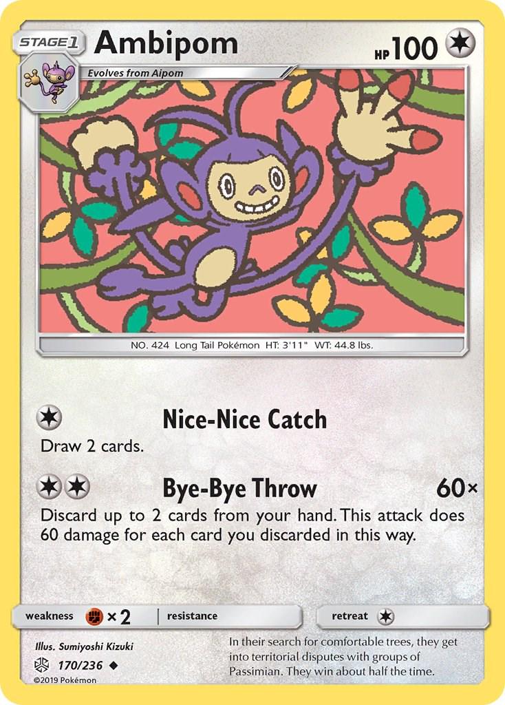 Ambipom #170 Pokemon Cosmic Eclipse