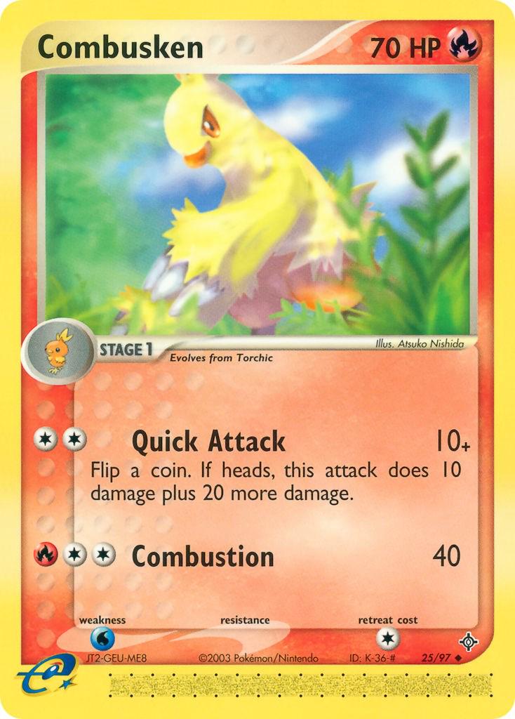 Combusken #25 Pokemon Dragon