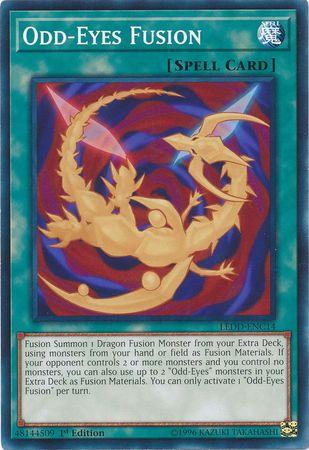 Odd-Eyes Fusion LEDD-ENC14 YuGiOh Legendary Dragon Decks