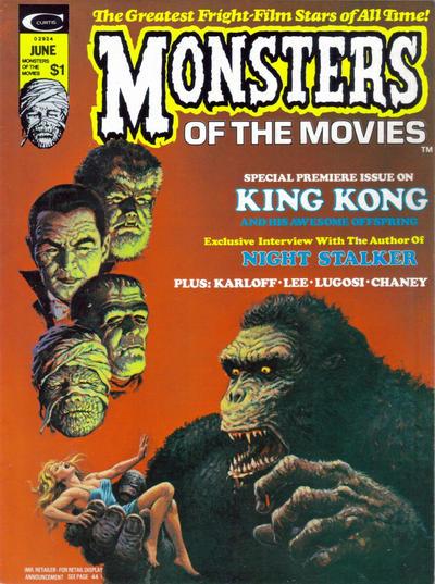 Monsters of the Movies #1 (1974) Comic Books Monsters of the Movies