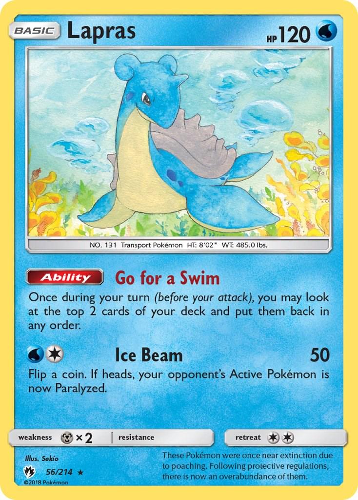 Lapras #56 Pokemon Lost Thunder