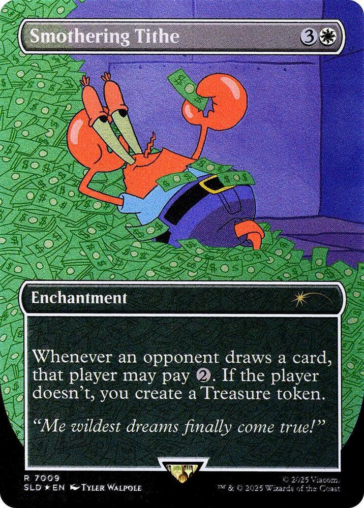 その他 Sorcery TCG Tithe foil Smothering Tithe [Rainbow Foil