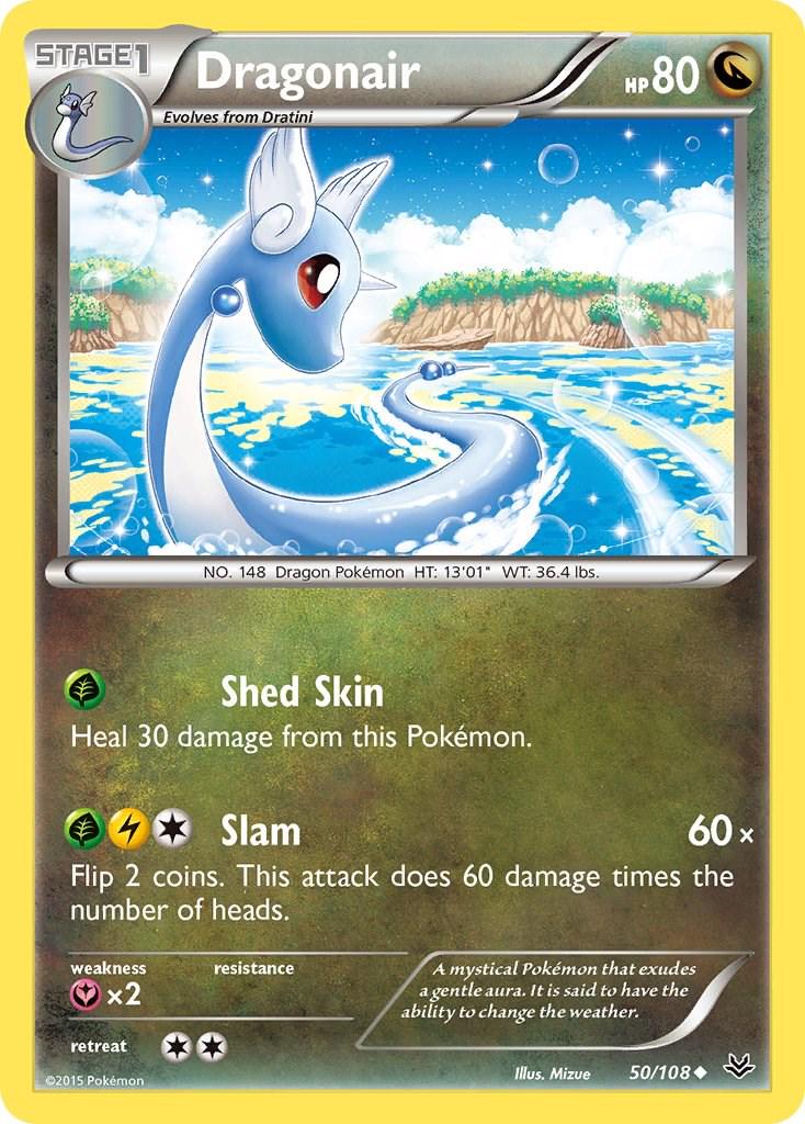Dragonair #50 Pokemon Roaring Skies