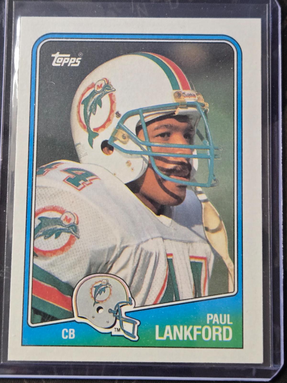 Paul Lankford #202 Football Cards 1988 Topps