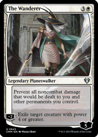 The Wanderer #843 Magic Commander Masters