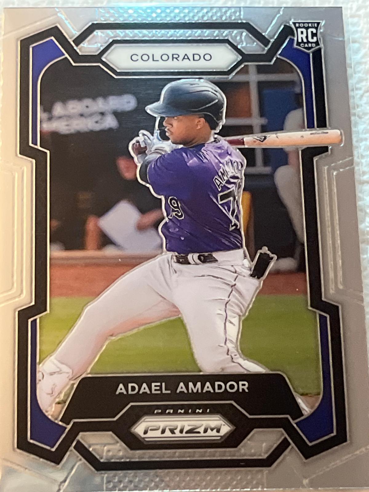 Adael Amador #296 Baseball Cards 2024 Panini Prizm
