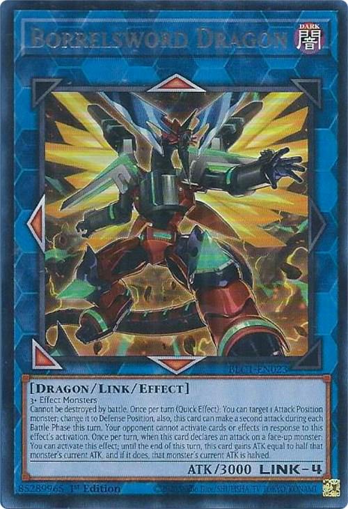 Borrelsword Dragon BLC1-EN023 YuGiOh Battles of Legend: Chapter 1