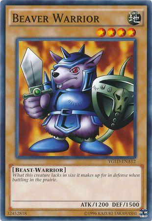 Beaver Warrior YGLD-ENA12 YuGiOh Yugi's Legendary Decks
