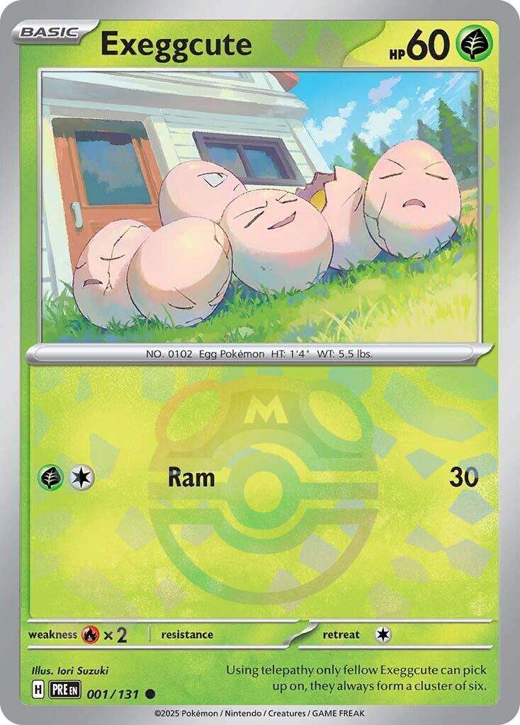 Exeggcute [Master Ball] #1 Pokemon Prismatic Evolutions