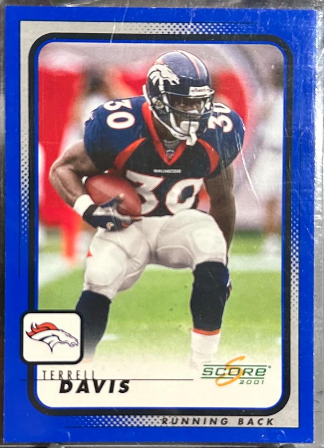 Terrell Davis #67 Football Cards 2001 Panini Score