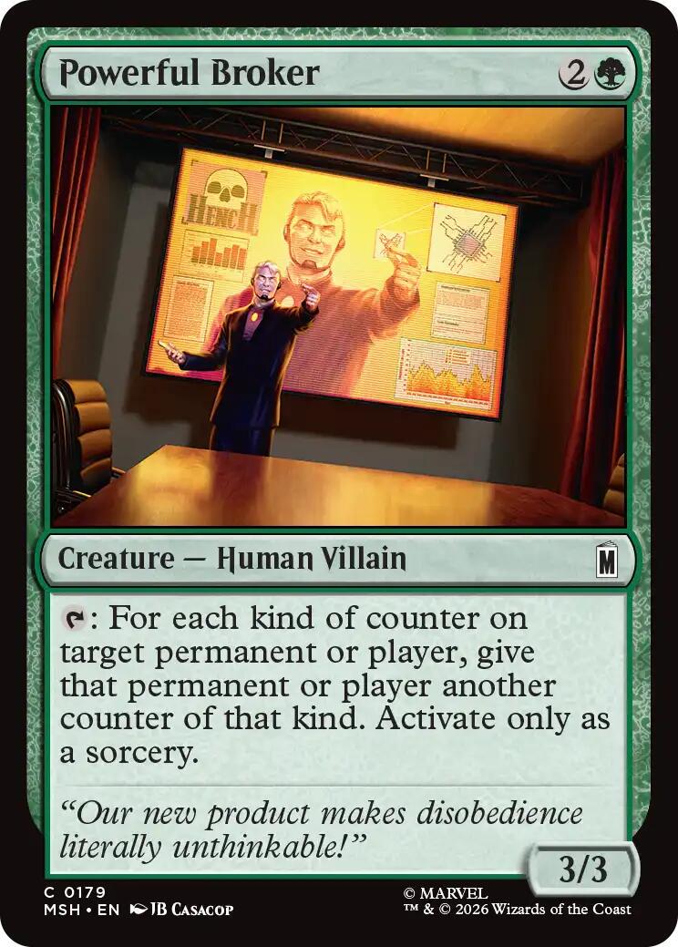 Powerful Broker (Magic Marvel Super Heroes)