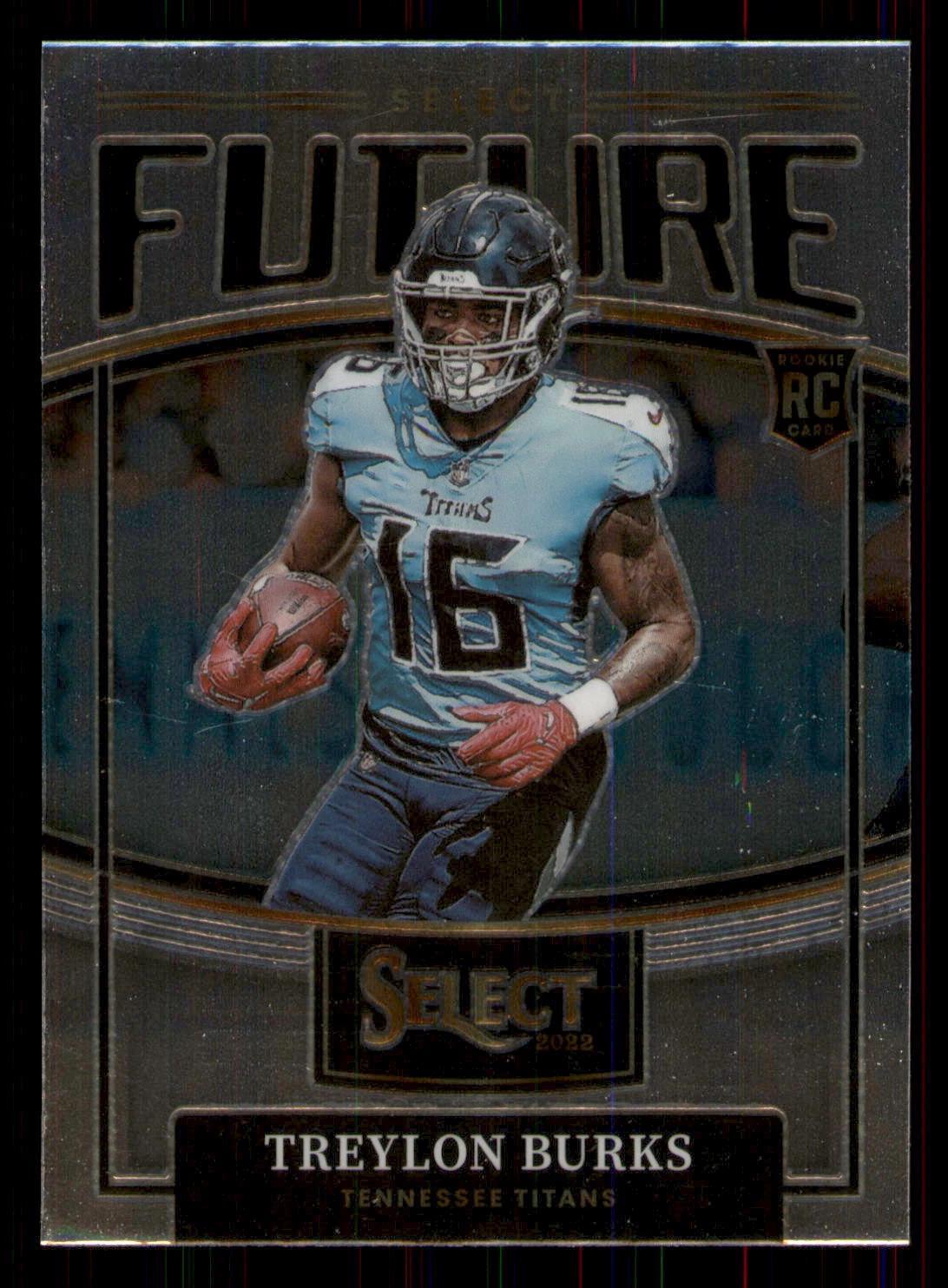Treylon Burks #SF-10 Football Cards 2022 Panini Select Future
