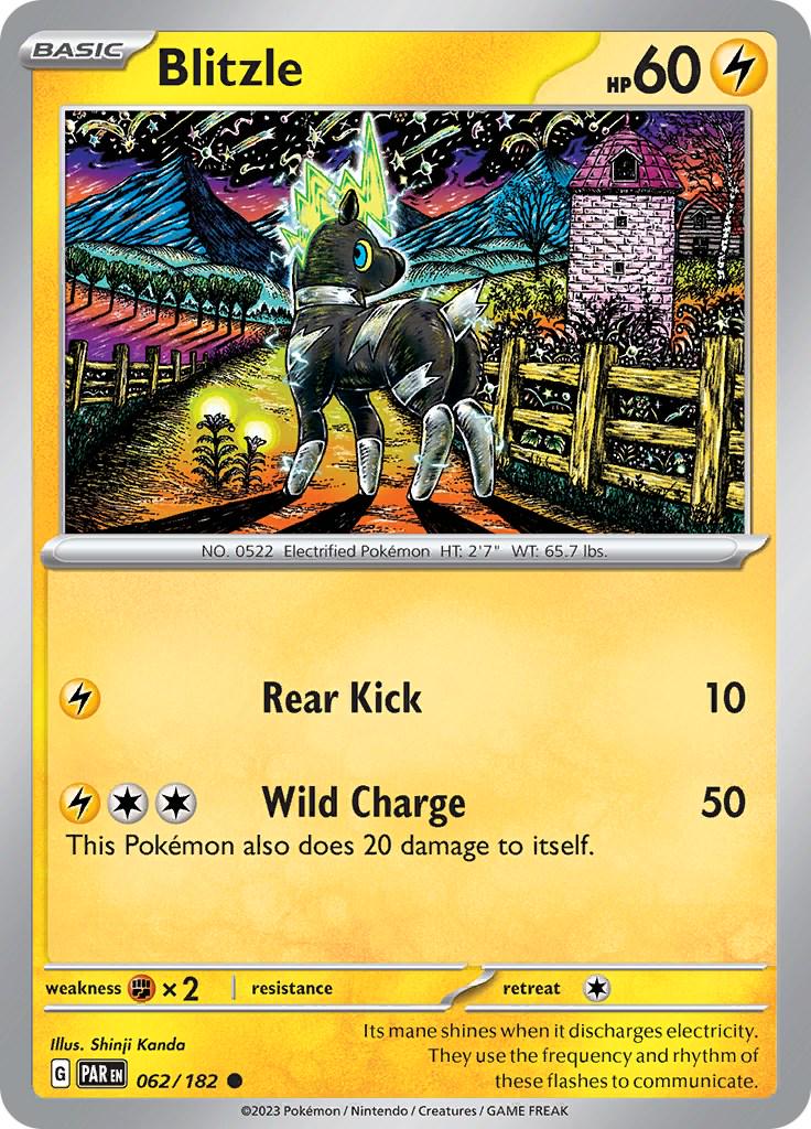 Blitzle #62 Pokemon Paradox Rift