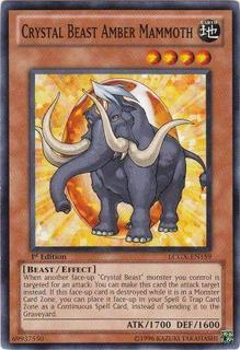 Crystal Beast Amber Mammoth LCGX-EN159