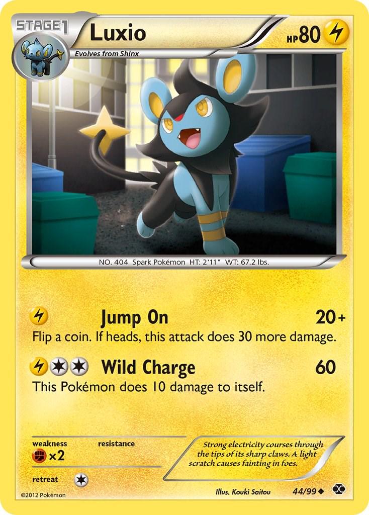 Luxio #44 Pokemon Next Destinies