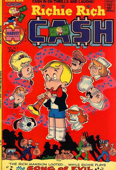 Richie Rich Cash #3 (1975) Comic Books Richie Rich Cash