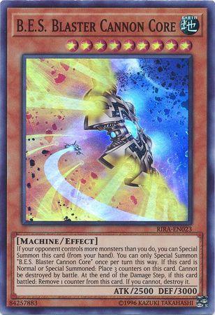 B.E.S. Blaster Cannon Core RIRA-EN023 YuGiOh Rising Rampage