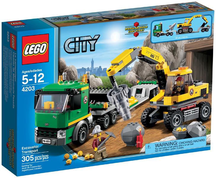 Excavator Transport #4203 LEGO City