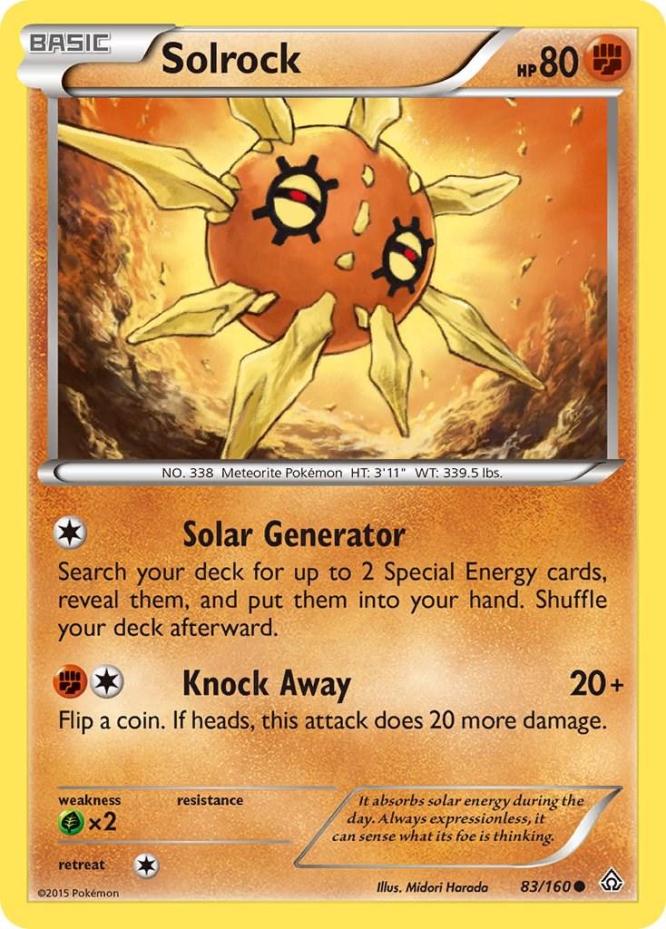 Solrock #83 Pokemon Primal Clash