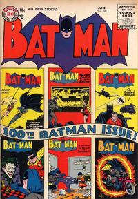 Batman #100 (1956) Comic Books Batman