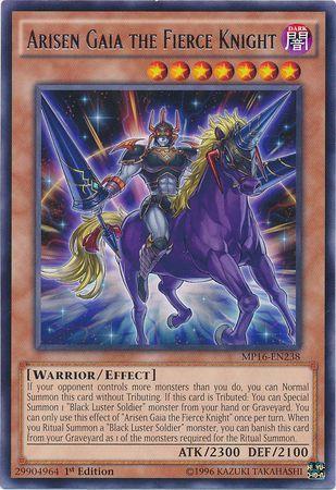 Arisen Gaia the Fierce Knight MP16-EN238 YuGiOh 2016 Mega-Tin Mega Pack