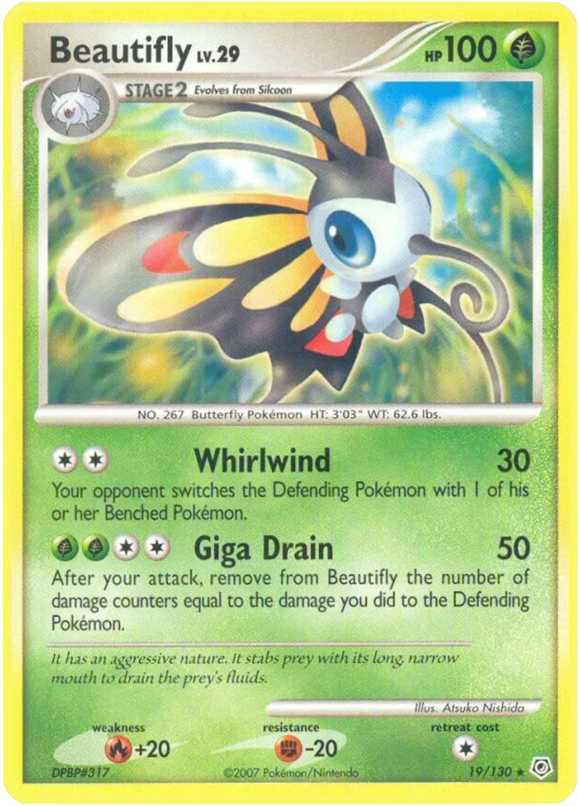 Beautifly #19 Pokemon Diamond & Pearl