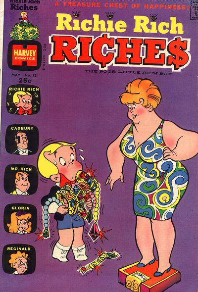 Richie Rich Riches #12 (1974) Comic Books Richie Rich Riches