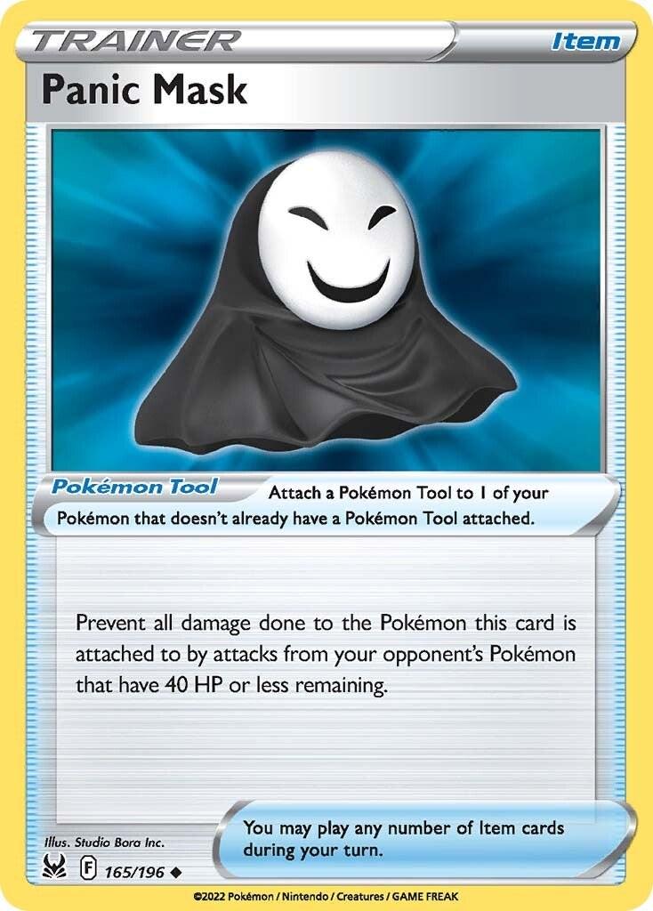 Panic Mask #165 Pokemon Lost Origin
