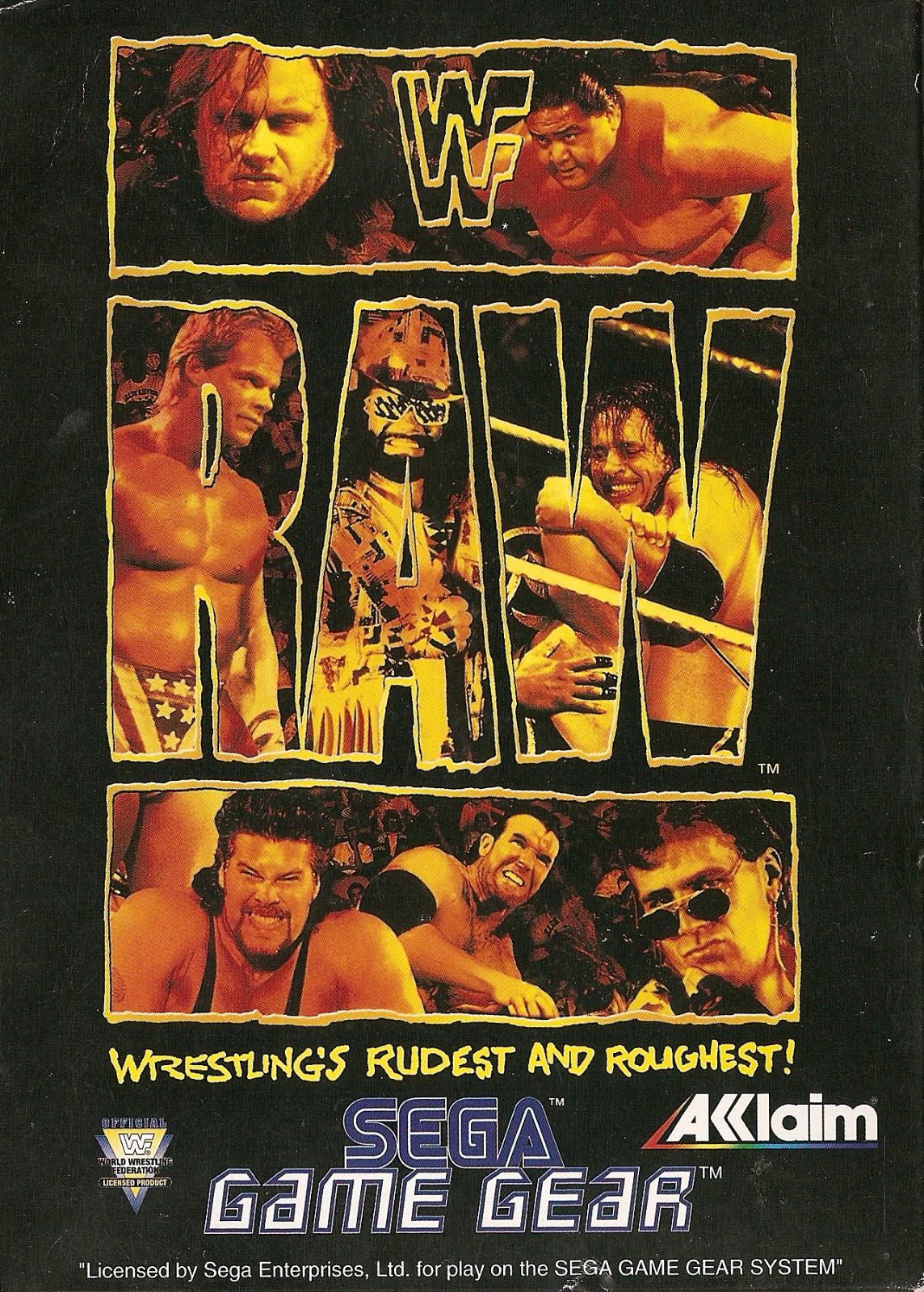 WWF Raw PAL Sega Game Gear