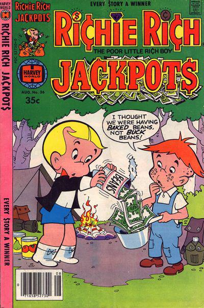 Richie Rich Jackpots #36 (1978) Comic Books Richie Rich Jackpots