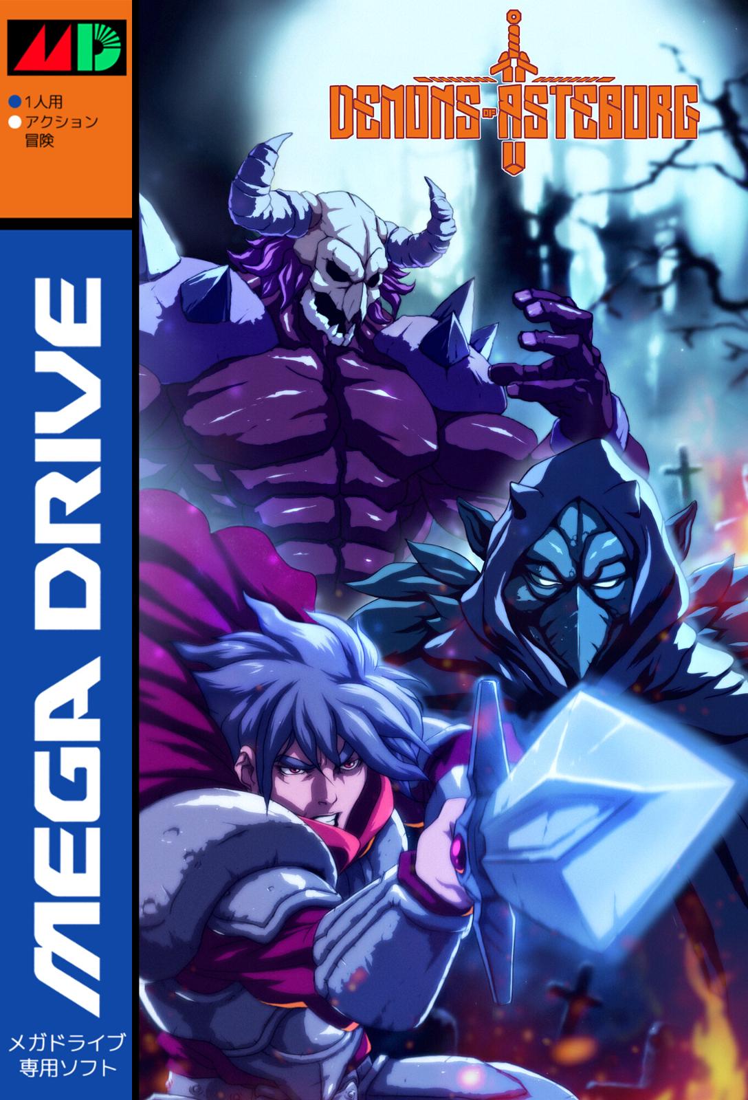 Demons of Asteborg PAL Sega Mega Drive