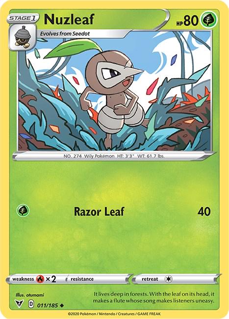 Nuzleaf #11 Pokemon Vivid Voltage