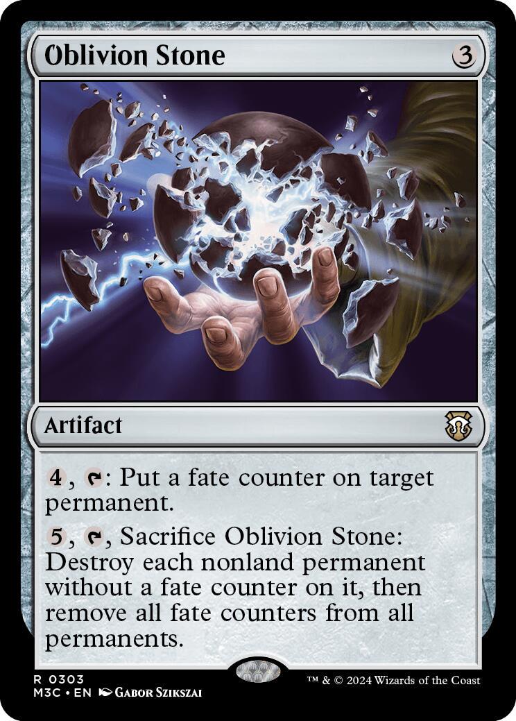 Oblivion Stone #303 Magic Modern Horizons 3 Commander