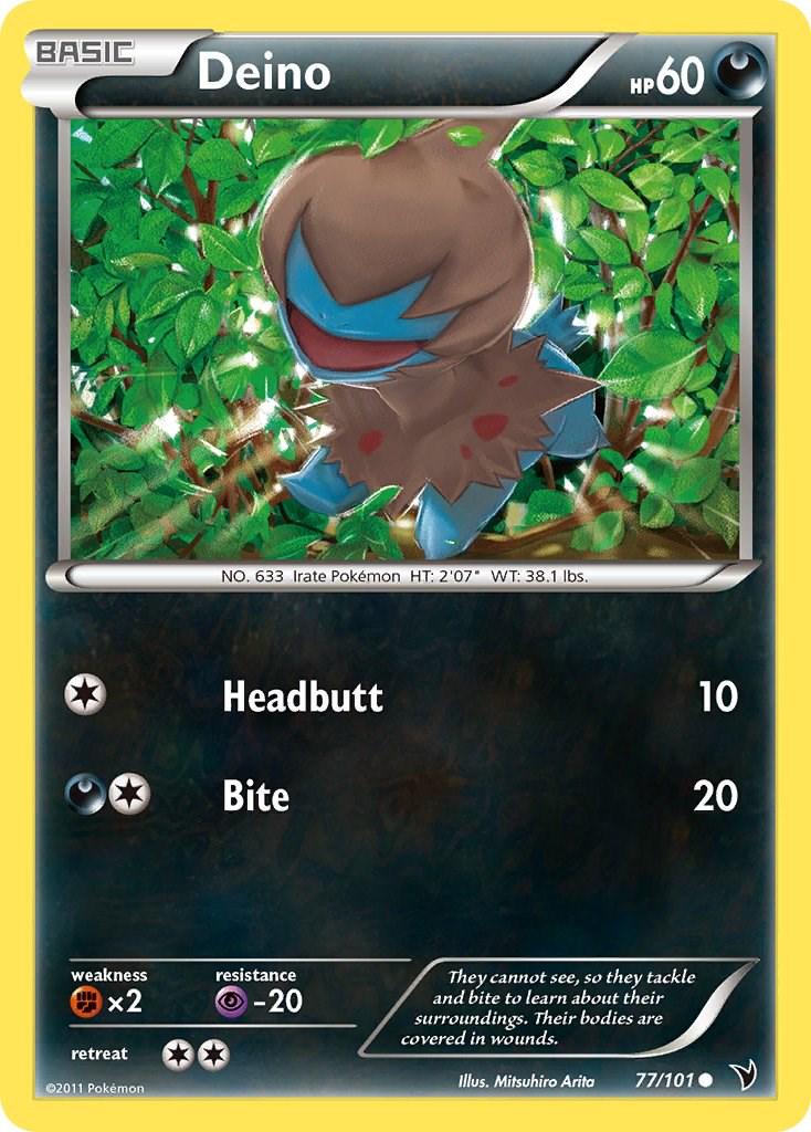 Deino #77 Pokemon Noble Victories