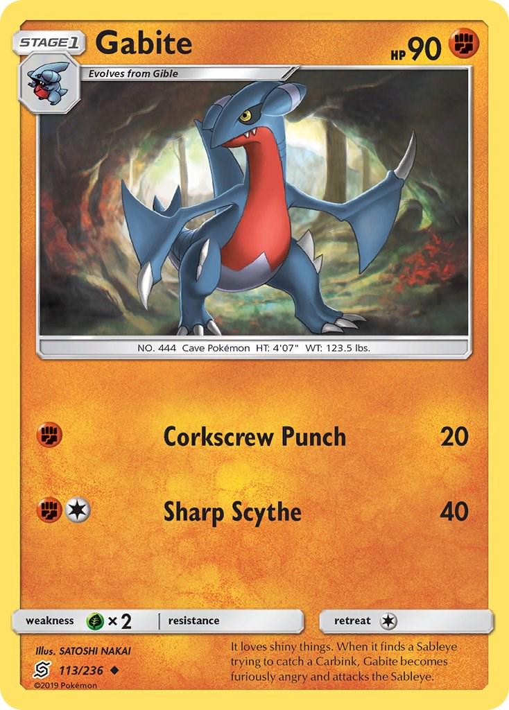 Gabite #113 Pokemon Unified Minds