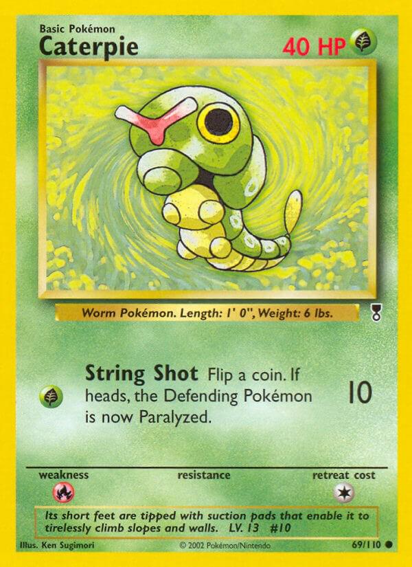 Caterpie #69 Pokemon Legendary Collection
