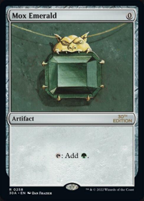 Mox Emerald #258 Magic 30th Anniversary
