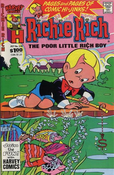 Richie Rich #239 (1989) Comic Books Richie Rich