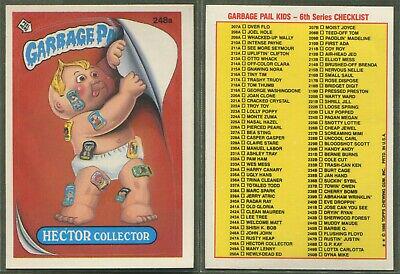 HECTOR Collector #248a 1986 Garbage Pail Kids