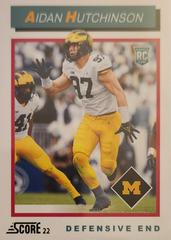 My Card | Aidan Hutchinson Football Cards 2022 Panini Score 1992 Throwback Rookie