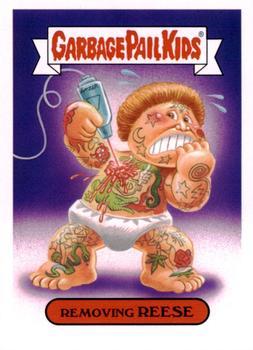 Removing REESE #3b Garbage Pail Kids American As Apple Pie