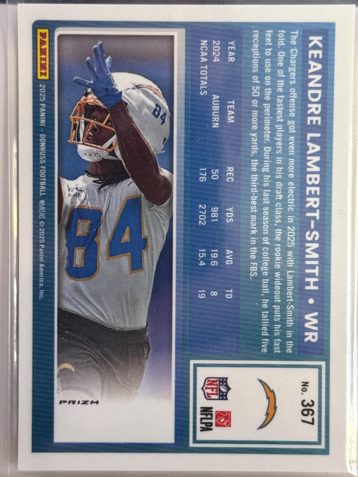 KeAndre Lambert-Smith [Football Emoji Preview] #367 Prices [Rookie ...