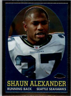 Shaun Alexander #TB3 Football Cards 2005 Topps Chrome Throwbacks