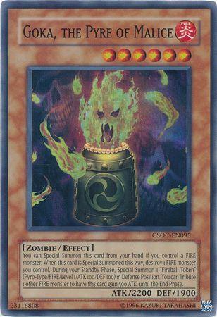 Goka, the Pyre of Malice CSOC-EN095 YuGiOh Crossroads of Chaos